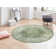 Designer velor rug Mridional green