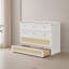 Lit escamotable double avec grands tiroirs, blanc-1683429267