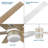 Carrollwood 56'' Ceiling Fan with LED Lights-102873426