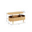  Table basse cylindrique 39 po