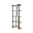 Elegant Floor Lamp, Walnut Color, 59.1 inches Tall | Craft Paper & MDF Body, PVC Cap (6.7 inches Dia x 13.8 inches H) | Socket Type: 1 x E27 Max 40W (Bulb Not Included) | Stylish Lighting for Living Rooms & Bedrooms, IP20 Rated