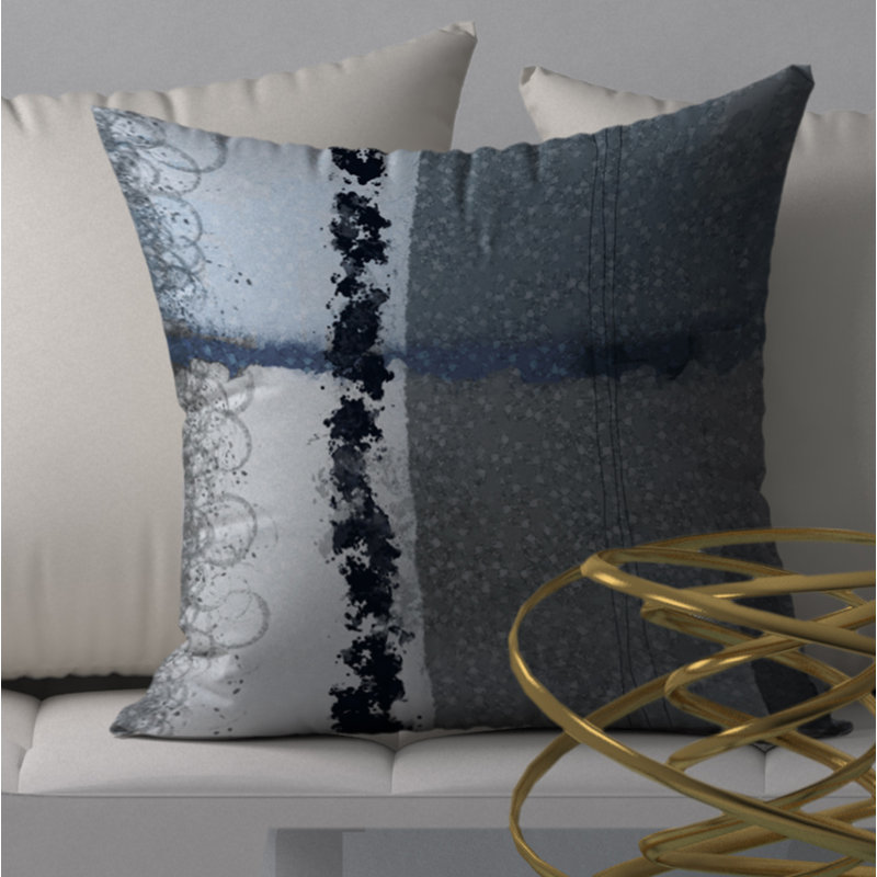 Reversible Throw Pillow, 24" x 24"