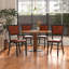 Ensemble de 4 chaises de salle à manger pliantes et rembourrées Ailse-103120323-136834538