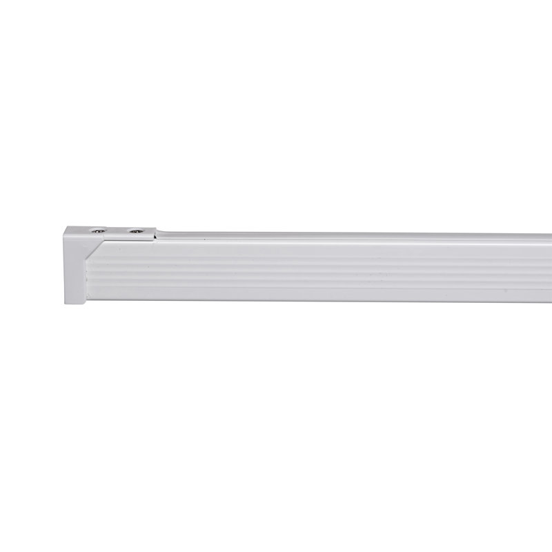 Wave 300cm Curved Shower Curtain Rod, White