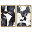 Oliver Gal Amani Set Abstract - Hand-Applied Leaf Framed Canvas Art-1359229902-1359229890