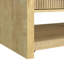 Palaiseur Coffee Table with Casters/Push Through Drawer in Natural