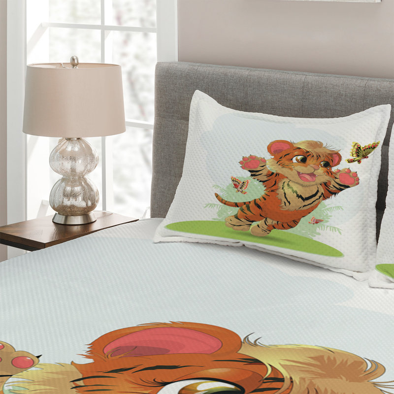 Polyester Coverlet, King Bedspread + 2 Shams