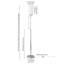 Lampe torchère sur pied 54,5 po Frieda-327247491-319343542