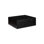 Slice Teak Coffee Table, Square, Black