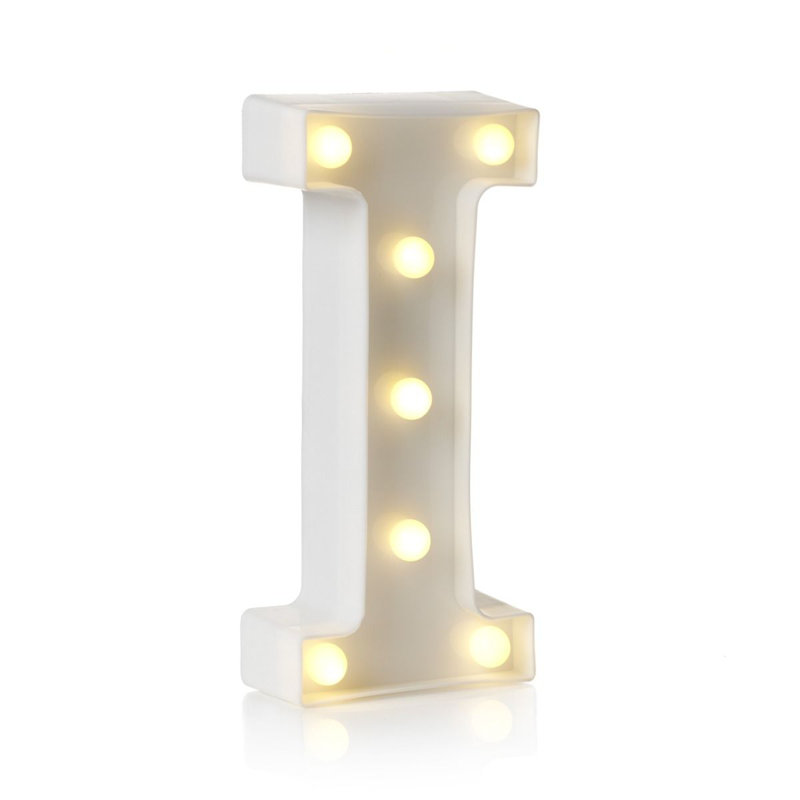 Klehm LED Alphabet Light Up Letters and Numbers, I