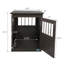Cage pour chien - brun café