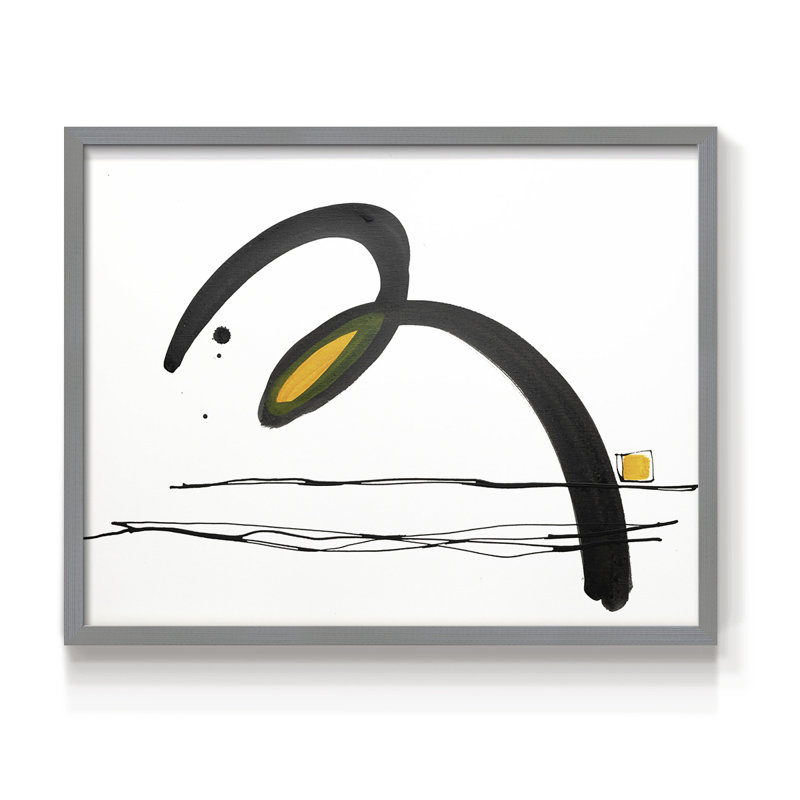 Think About It I -Framed Print - Restickable