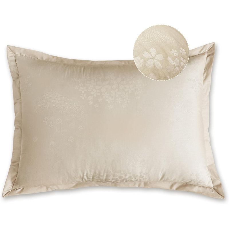 100% Cotton Standard Pillow Case, Beige