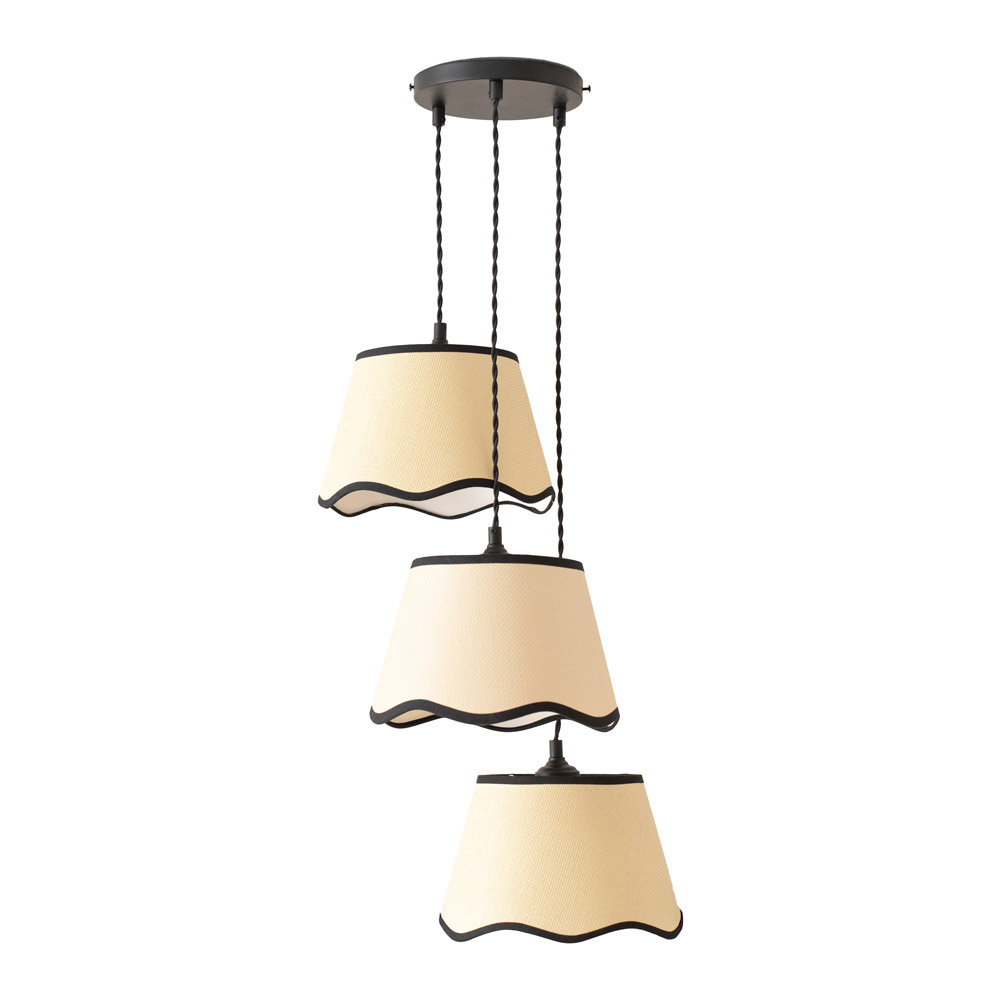 3 - Light Matte Black Pendant
