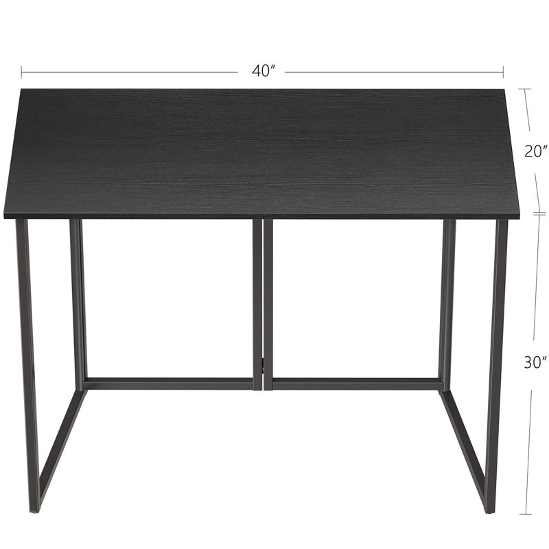 URBNLIVING Computer Desk, Black