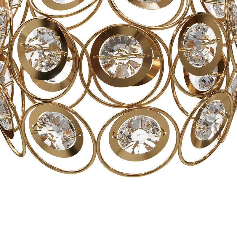 1 - Light Natural Dome Pendant