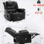 Fauteuil inclinable de massage en cuir respirant