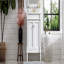 Meuble-lavabo 24 po avec lavabo supérieur, meuble de rangement moderne à 2 niveaux, meuble-lavabo simple, grandes tablettes de rangement-1961104859-1961104852