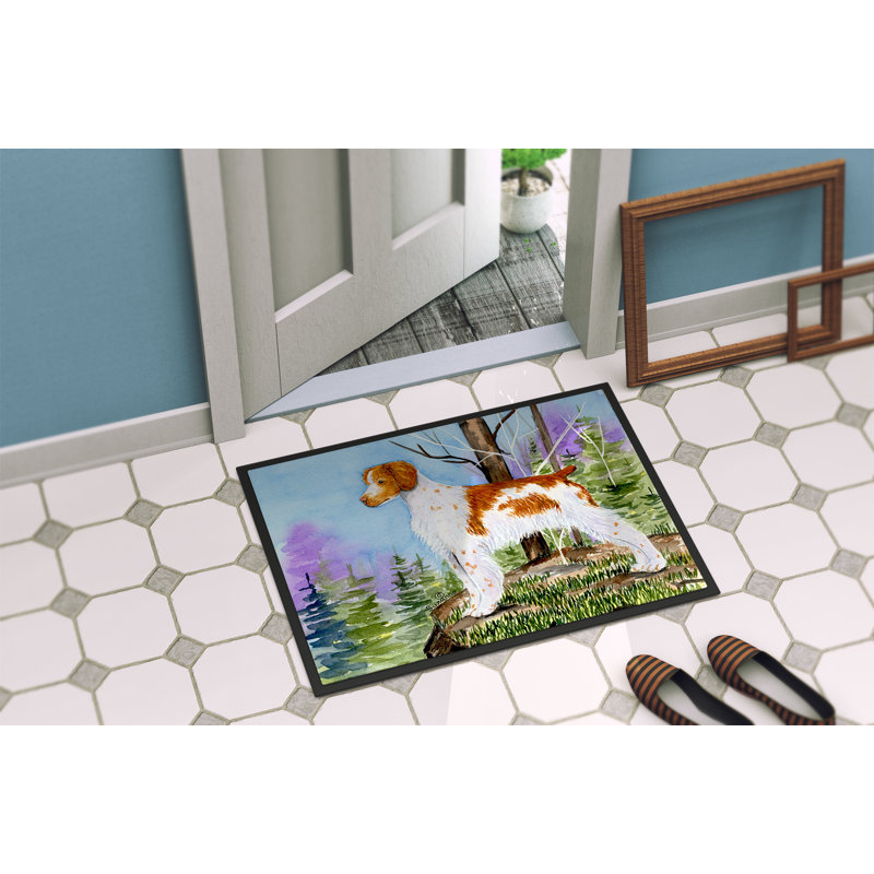 Tapis de porte d’intérieur anti-dérapant setter, Rectangle 2 pi x 3 pi