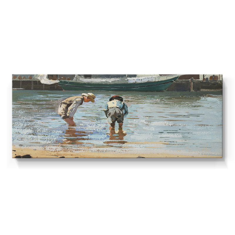 Série paysage - CCXLV - Toile tendue avec châssis - Prêt à accrocher, H 12 po x l 30 po
