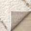 Tapis à poil long géométrique beige Bonilla-376831122