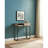 Console Table with One Drawer and Open Cubby - Brown & Black