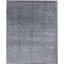 Handmade Cotton and Silk Abstract Area Rug