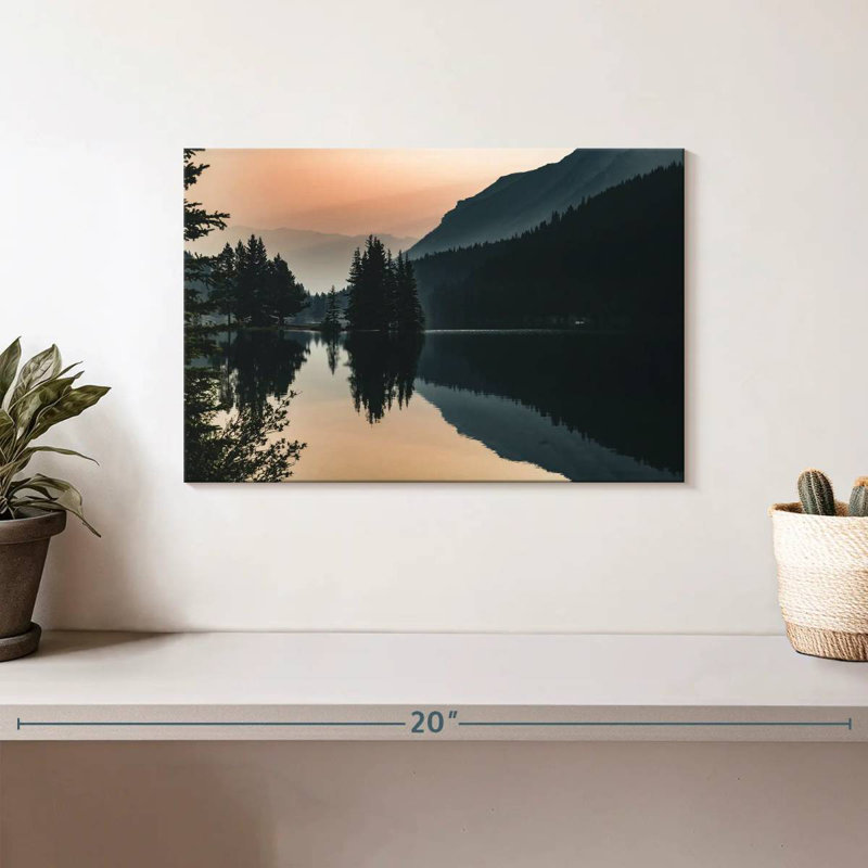 Cèdres d'Alvord sur le lac Banff