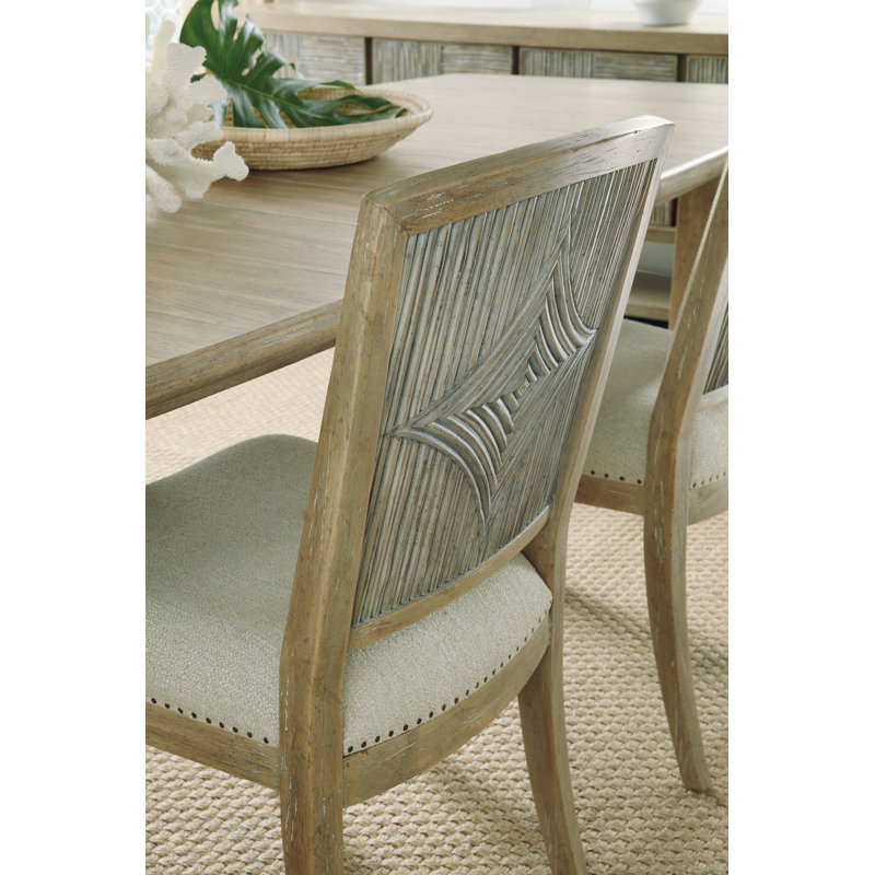 Sundance Carved Back Side Chair, Natural