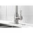 Brushed Nickel Kitchen Faucet With Pull Out Spray Head And Stainless Steel Construction Sink Single Handle For Easy Use-845416752