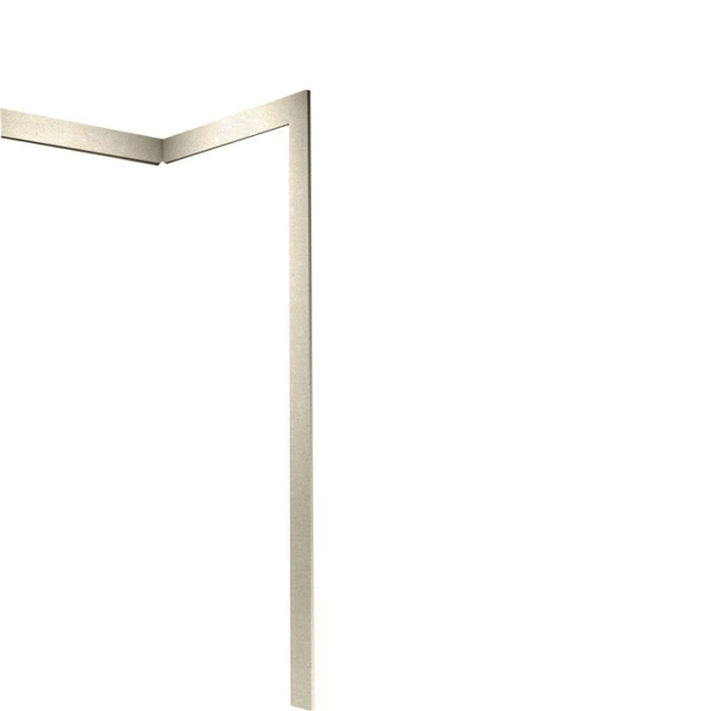 Solid Surface Shower Trim Kit, Pebble