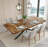 55.11"-70.86"Retro Rectangular Stretch Dining Table-1424999332