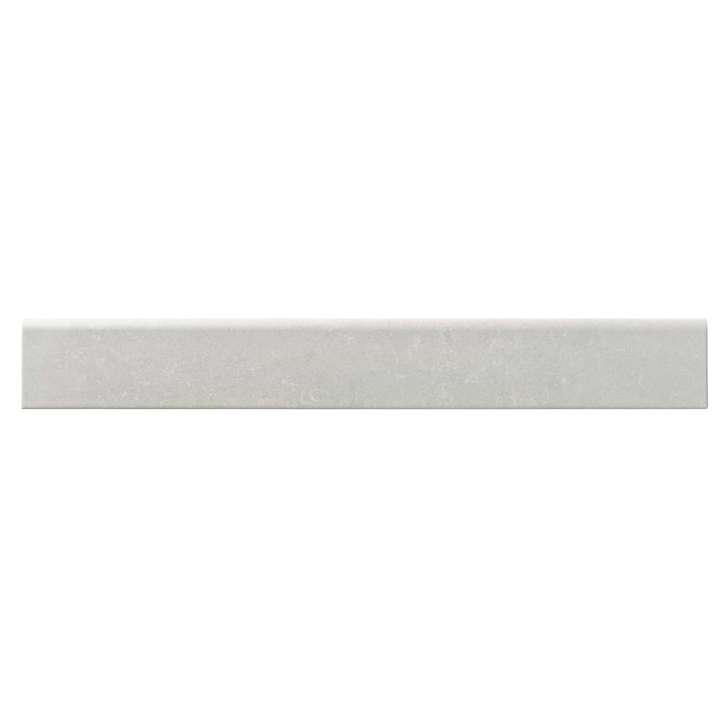 Stoneside 3x24 Porcelain Matte Bullnose, Pearl Gray