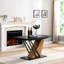 61.07 46.46  Inch Extendable Desk, Surface, Strong Metal Frame, Modern Style Table With Option, And Metal, For Various Spaces