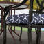 Outsunny Set of 4 Outdoor Seat Cushions 48 x 48 x 8 cm Blue