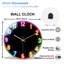 Horloge murale Neon Rainbow