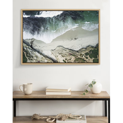 "La Jolla Curves" par Rachel Bolgov, reproduction d'art sur toile encadrée