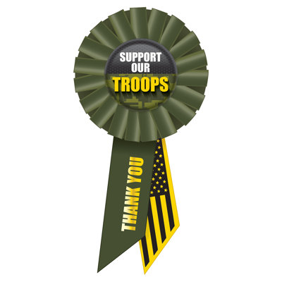 «Support Our Troops Rosette»