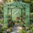 6 X 8 Feet Double Side Windows Green PE Greenhouse With Stakes & Ropes-124522636