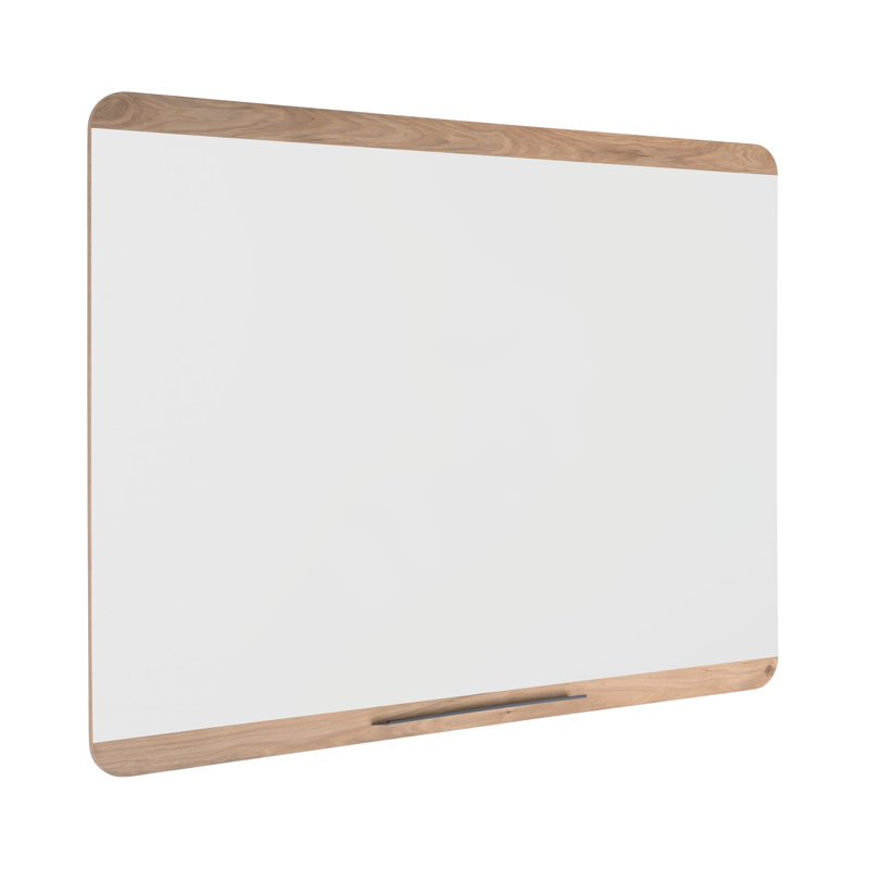 Bi -Office Ace Magnetic Whiteboard - 1200 x 900mm, lacquered steel surface