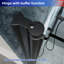 Porte de douche pivotante demi-cadre l 36 à 37 3/8 po x H 72 po