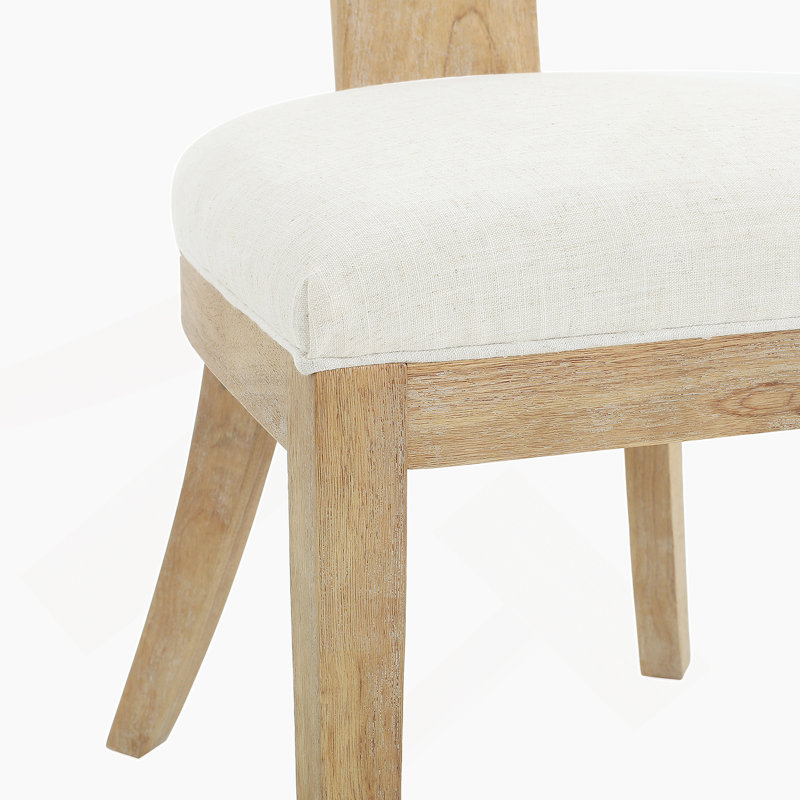 Chaise de salle à manger (ensemble de 2), Beige