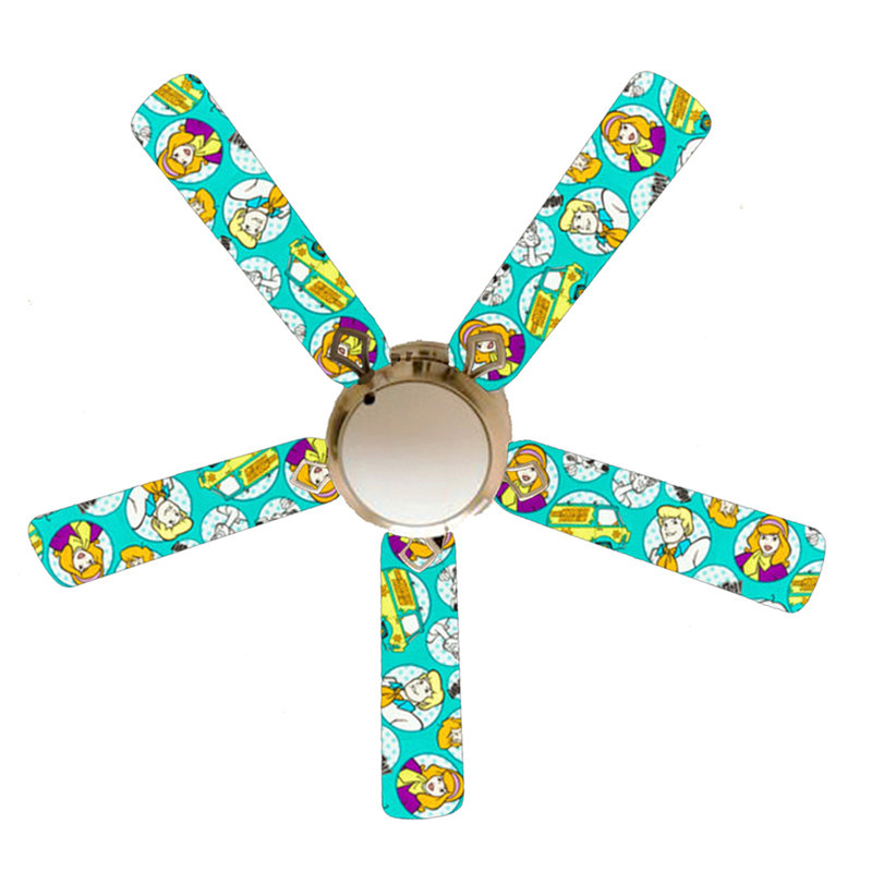 Ventilateur de plafond à 5 pales 52 po avec chaînette et ensemble d’éclairage inclus