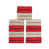 Beige / rouge