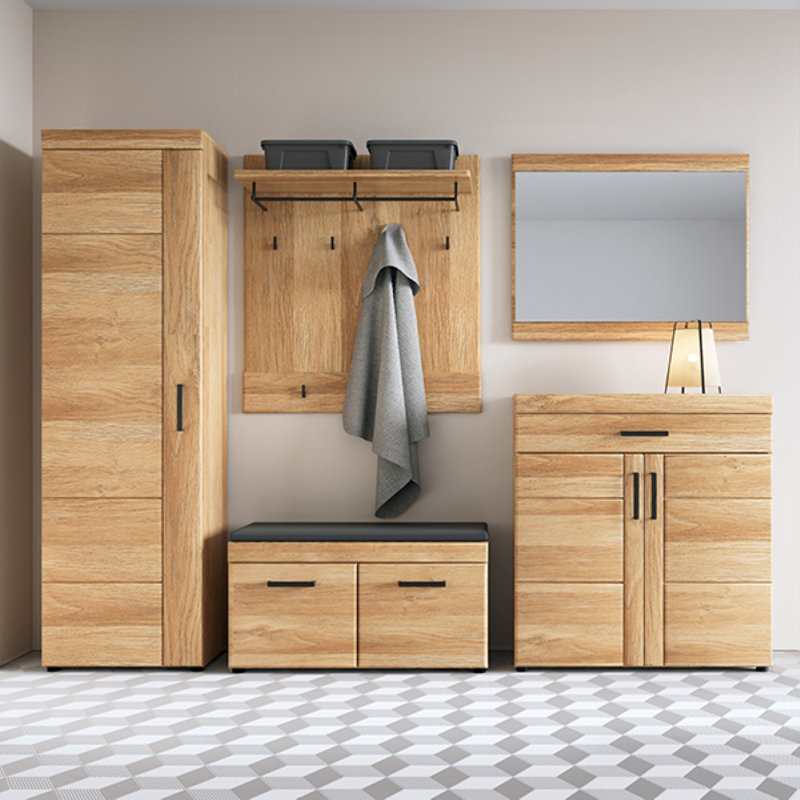 Arwen Spacious Shoe Cabinet with five internal shelves