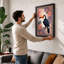 Toucan Among Blooms Boho - Framed Print-463834232-463834236