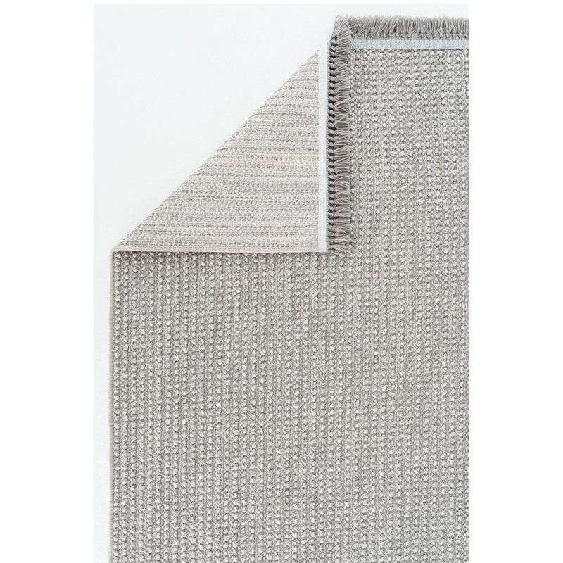 Ranelle Solid Colour Machine Made Indoor / Outdoor Area Rug, Rectangle 5'3" x 9'10"