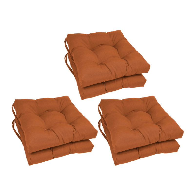 Outdoor 3.5'' Seat Cushion, Spice Microfiber
