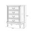 Armoire d'appoint en bois massif cerisier profond