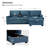 Yates 2 - Piece Upholstered Pull Out Sectional Sleeper Sofa With Storage Chaise-94195722